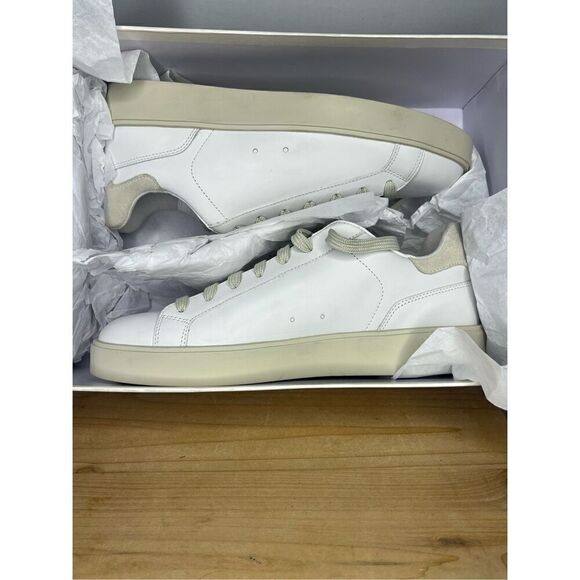 Vince‎ Men's Travis Lace Up Low Top Sneaker Athletic Shoes White Size 7.5 - Picture 6 of 8